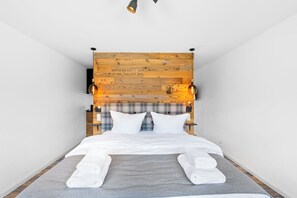 1 Schlafzimmer, Reisekinderbett, kostenloses WLAN, Bettwäsche