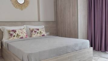 1 slaapkamer, een kluis op de kamer, geluiddichte muren