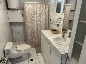 Casa | Baño | Secador de pelo, toallas y papel higiénico