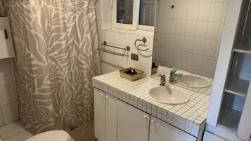 Maison | Salle de bain | Sèche-cheveux, serviettes fournies, papier toilette