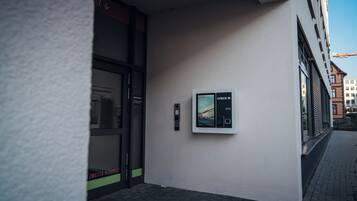 Kiosk voor inchecken/uitchecken