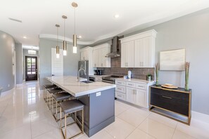 Oven, stovetop, dishwasher, toaster