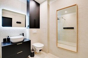 Shower, hair dryer - Magnifique studio montorgueil (Climatisation) (Paris)