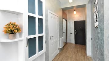 1 bedroom, blackout drapes, iron/ironing board, free WiFi