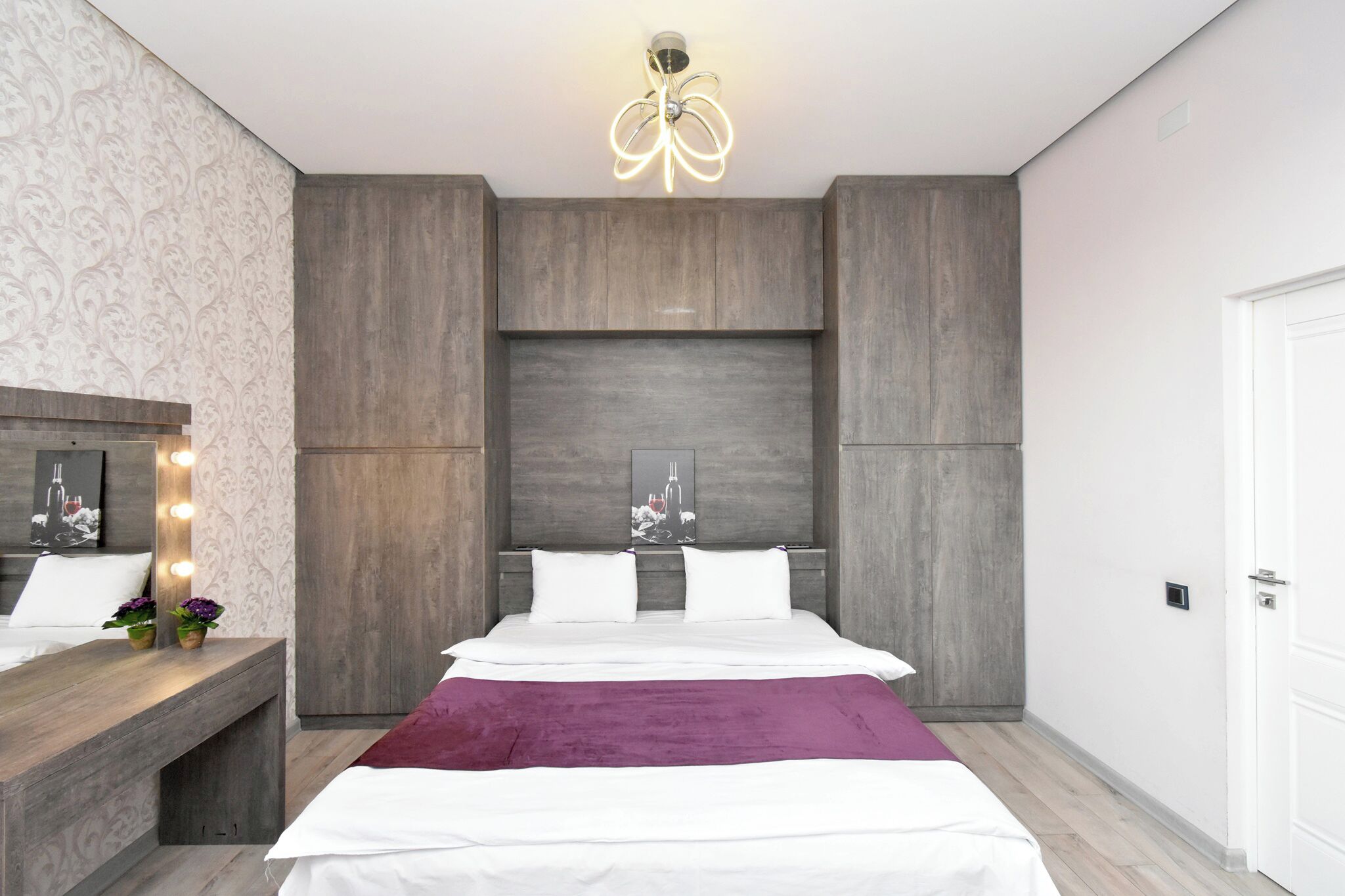 1 bedroom, blackout curtains, iron/ironing board, free WiFi