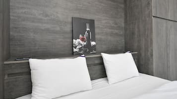 1 bedroom, blackout curtains, iron/ironing board, free WiFi