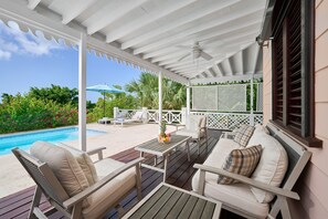 Terrace/patio - Rare 3BR ocean view villa with private pool (Paradise  View)