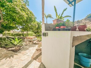 Ferienhaus, 1 Schlafzimmer, Raucher, eigener Pool | Garten