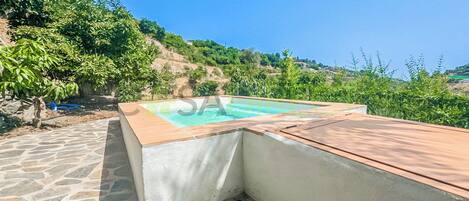 Ferienhaus, 1 Schlafzimmer, Raucher, eigener Pool | Pool