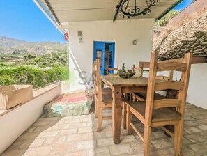 Ferienhaus, 1 Schlafzimmer, Raucher, eigener Pool | Balkon