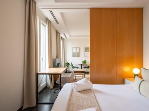 1 bedroom, iron/ironing board, Internet, bed sheets