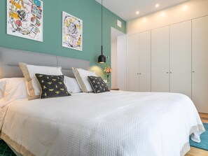 2 habitaciones, tabla de planchar con plancha, internet y ropa de cama 