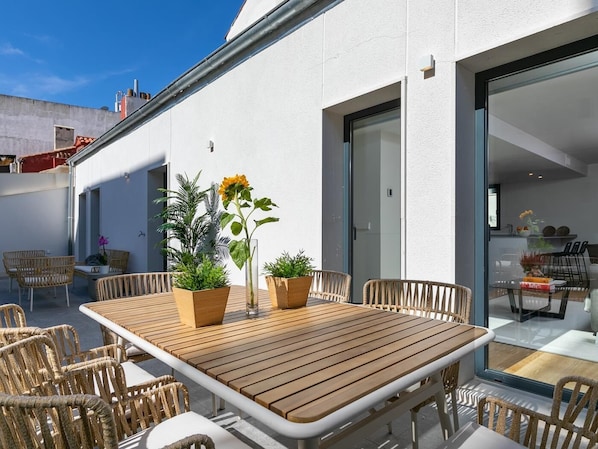 Udendørs spisemuligheder