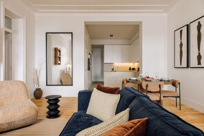 Classic Apartment, City View | Living area - Ando Living Corpo Santo House (Lisbon)