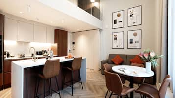 Comfort-huoneisto, kylpyhuone makuuhuoneen yhteydessä | Sisätilat