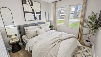 3 bedrooms, iron/ironing board, travel crib, WiFi