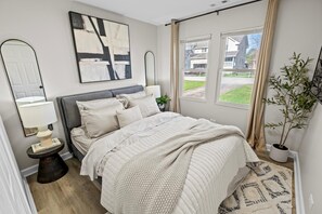 3 bedrooms, iron/ironing board, travel crib, WiFi