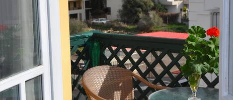 Tripla Classic, balcone, vista città | Balcone