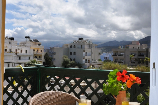 Blick vom Balkon