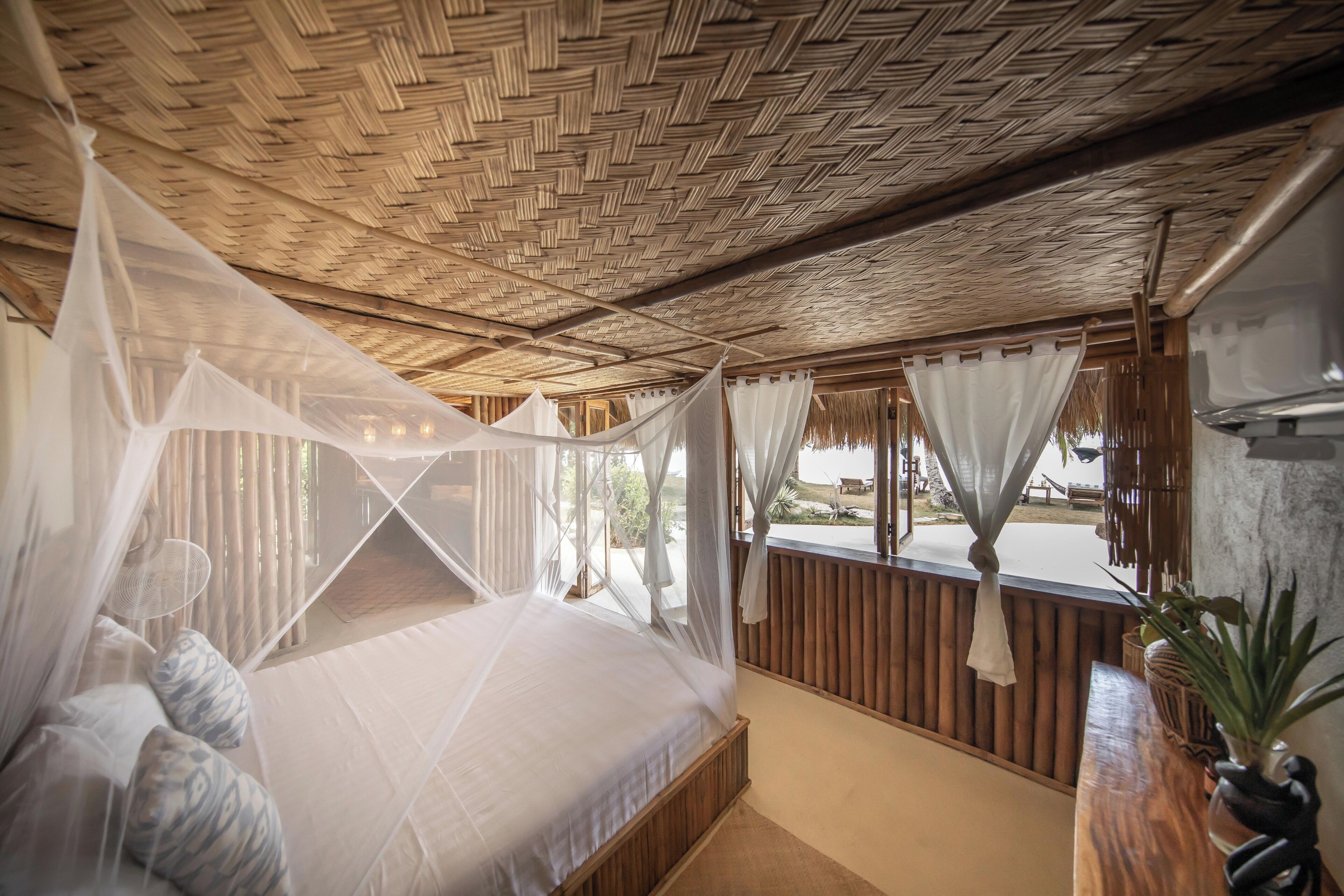 Premium bedding, down comforters, memory foam beds, in-room safe