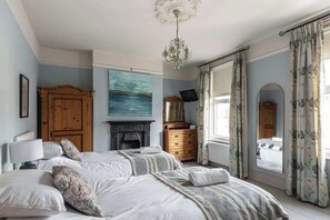 4 bedrooms, iron/ironing board, travel cot, WiFi