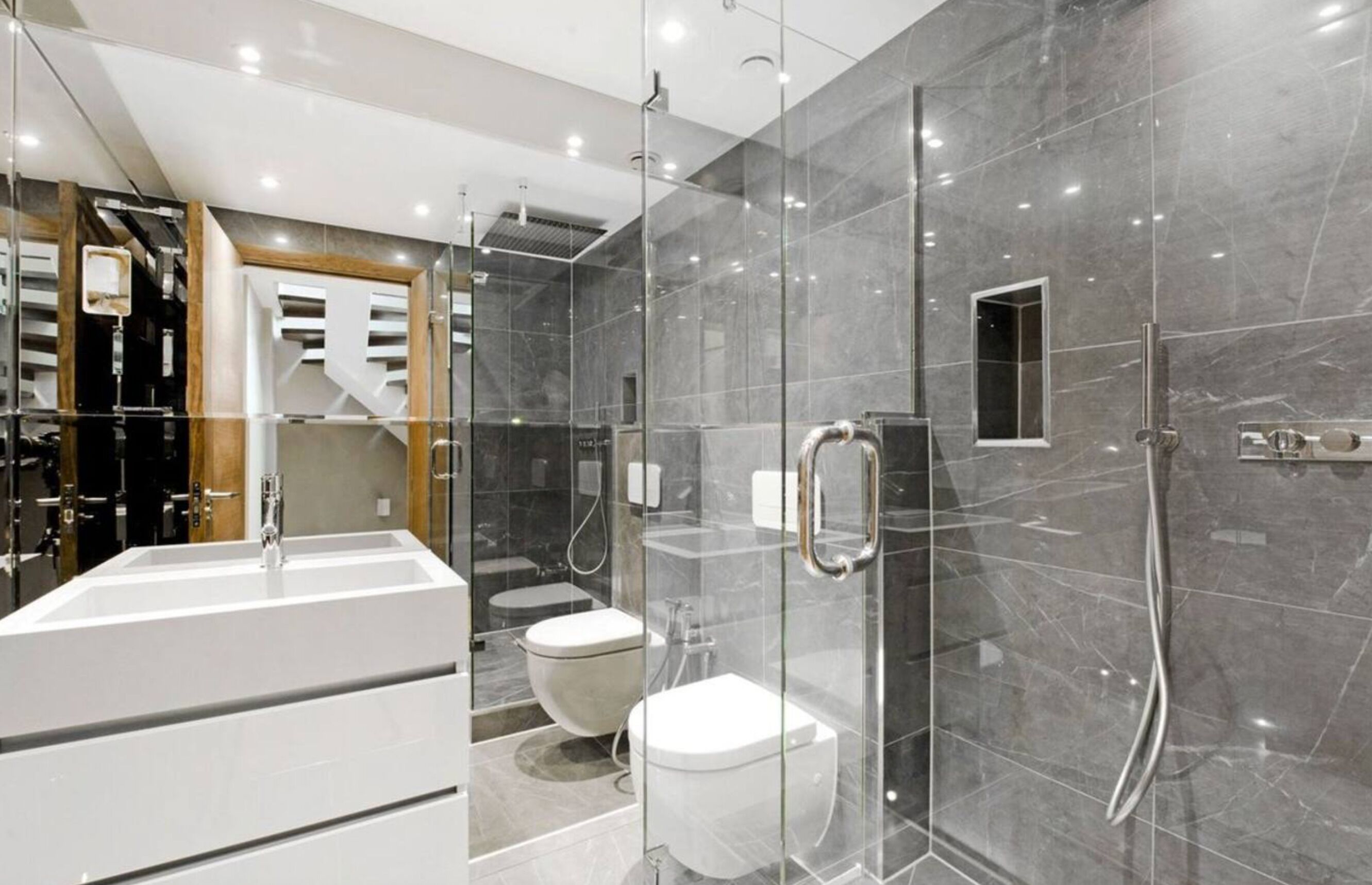 Shower, bidet