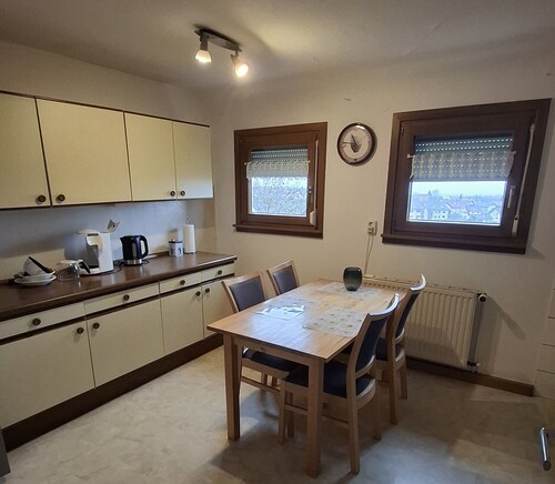 Haus am Röthel, on the edge of the Black Forest with a view of the Rhine plain.