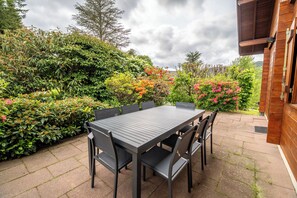 Outdoor dining - Chalet Ô Gustav, mountain view, quiet, 8p (Xonrupt-Longemer)