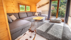 TV, fireplace - Chalet Ô Gustav, mountain view, quiet, 8p (Xonrupt-Longemer)