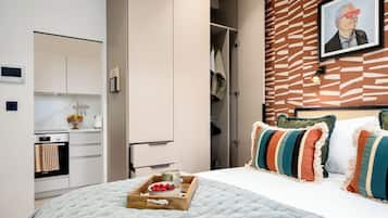 Desk, iron/ironing board, free WiFi, bed sheets