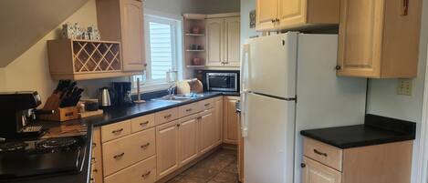 Microwave, oven, stovetop