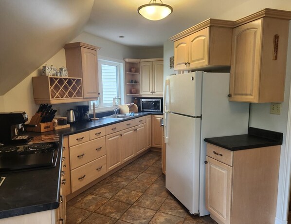 Microwave, oven, stovetop