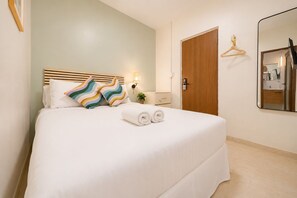 1 bedroom, iron/ironing board, travel crib, WiFi (free)