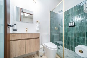 Hair dryer, towels