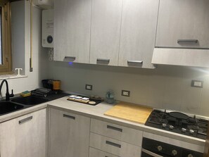 Kühlschrank, Ofen, Herdplatte, Geschirrspüler