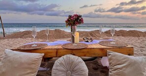 Vista a la playa o el mar