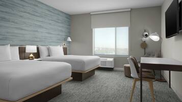 Suite, 2 Katil Ratu (Queen), Corner | Wi-fi percuma, cadar katil