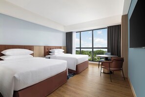 Deluxe-Zimmer, 2 Doppelbetten, Stadtblick