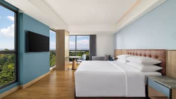 Premium bedding, minibar, in-room safe, desk