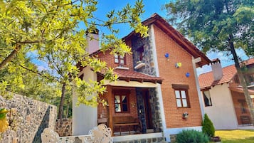 2 bedrooms, hypo-allergenic bedding, down comforters, laptop workspace