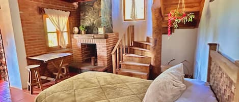 Family Cabin | 2 bedrooms, hypo-allergenic bedding, down comforters, laptop workspace