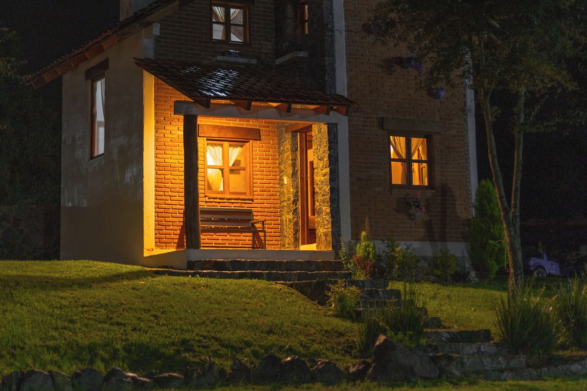 Family Cabin | 2 bedrooms, hypo-allergenic bedding, down comforters, laptop workspace