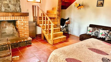 Standard Cabin, Patio, Mountain View | 2 bedrooms, hypo-allergenic bedding, down comforters, laptop workspace