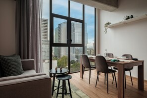 TV, table football, offices - Premium 1.5 Bedroom in Brand New Luxury Tower (Ciudad de México)