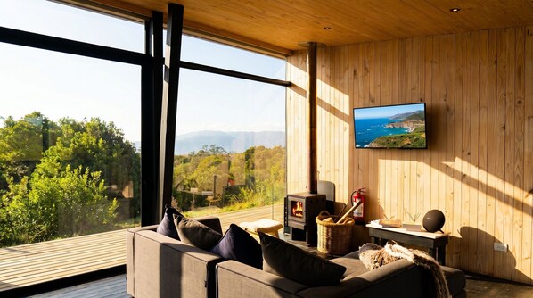 Chalet | Oleskelualue | Taulutelevisio