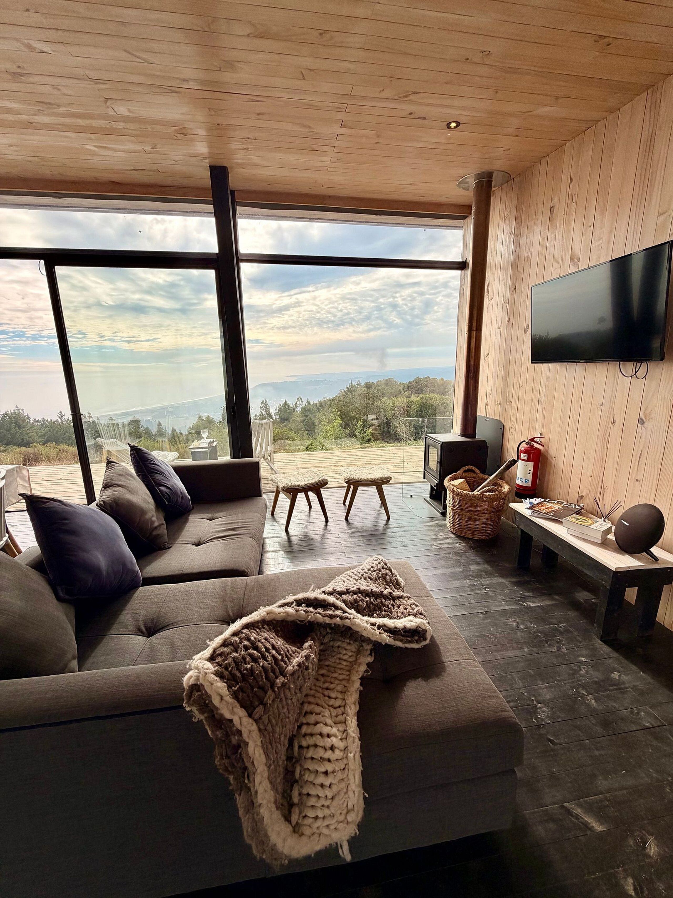 Chalet | Coin séjour | Télévision à écran plat