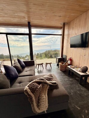 Chalet | Living area | Flat-screen TV - Olas de Buchupureo - con vida de campo (Buchupureo)