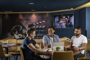 Sitteområde i lobbyen