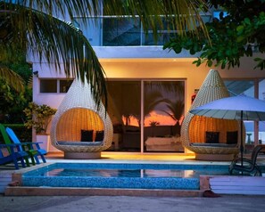 A szálláshely homlokzata