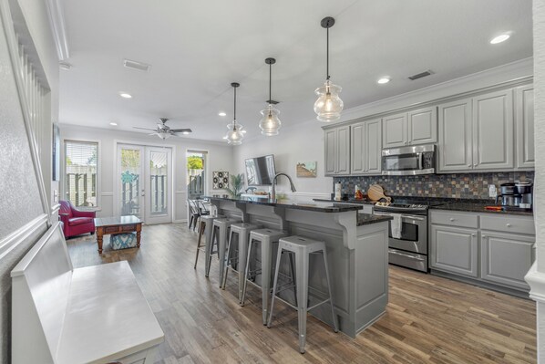 Family House, 4 Bedrooms, Balcony, Beachside | Private kitchen - Panama City Beach Home (Panama City Beach)